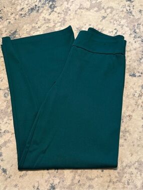 Dear Scarlett Essential Comfort Stretch Pull-On Wide Leg Pants- Hunter